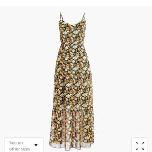 New JCrew Mercantile tiered maxi dress
